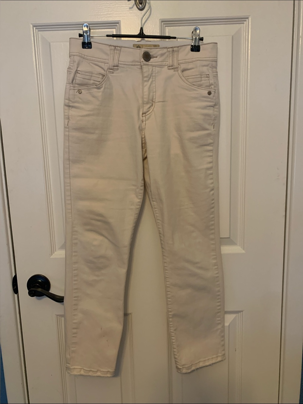 Democracy Soft Cream Straight Leg Jeans